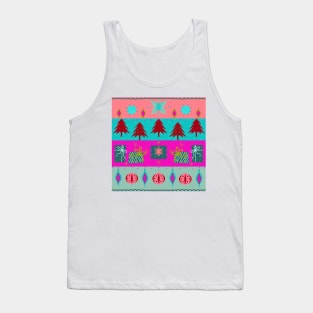 Fair Isle Christmas Decor Tank Top